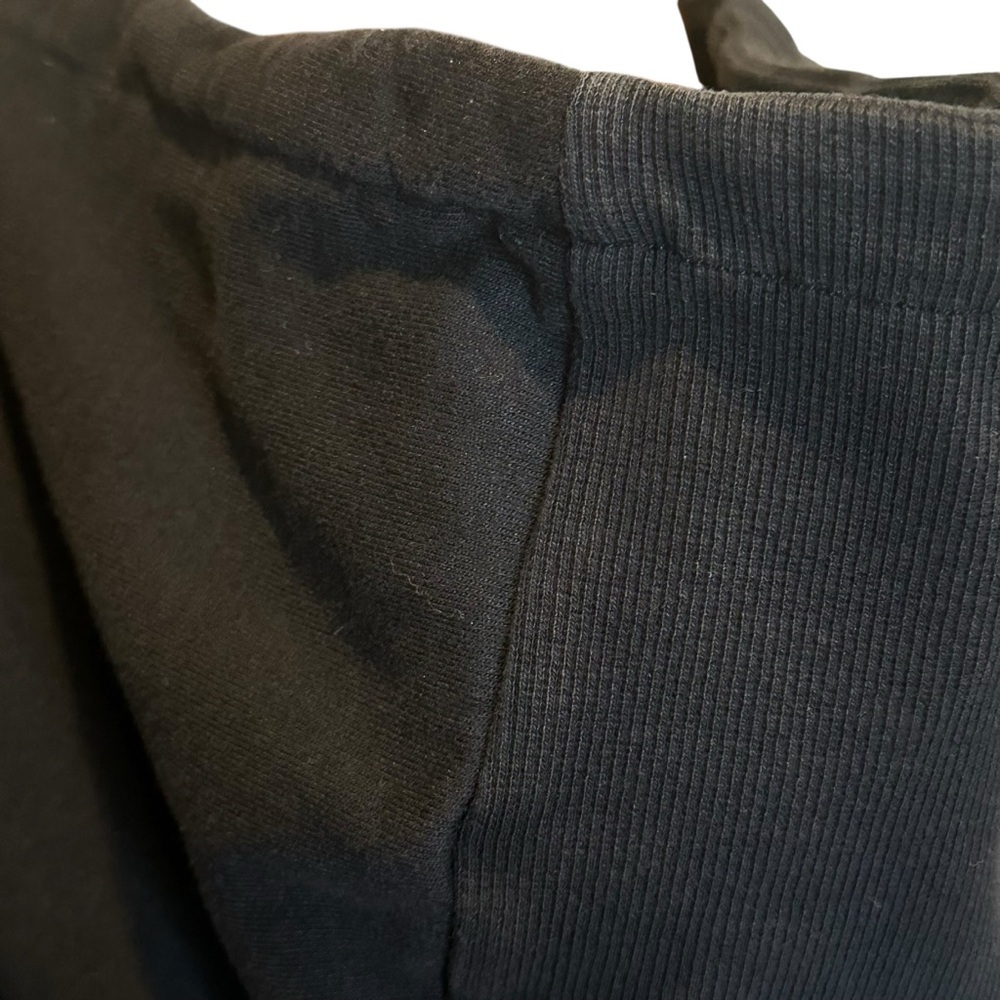(Sold) Gymshark Cropped Pullover Hoodie-Black-Spellout Graphic-Small - Picture 9 of 13